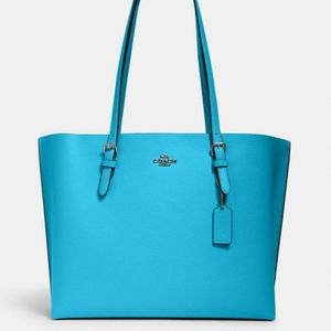 Coach Mollie Tote - Aqua NEW